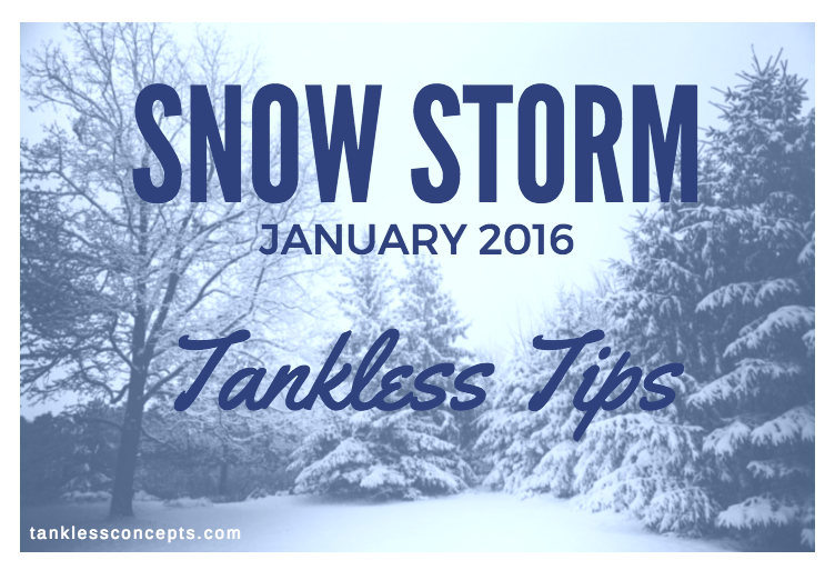 Tankless Water Heater Tips for Severe Weather