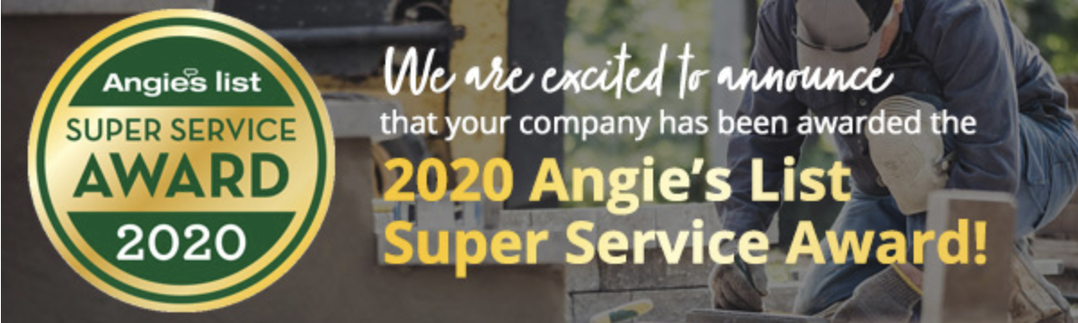 2020 Angies List Super Service Award